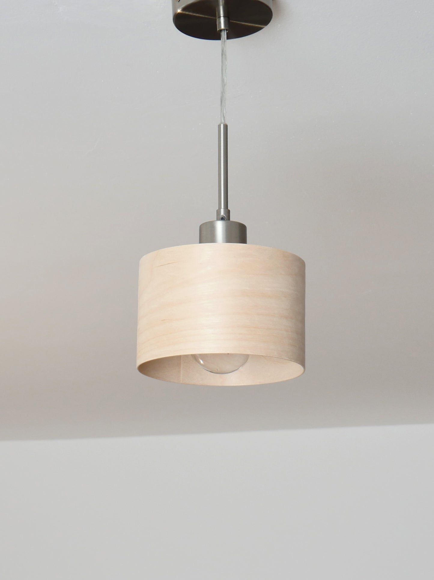 L06B, Suspension artisanale en placage de bouleau, 60-70cm