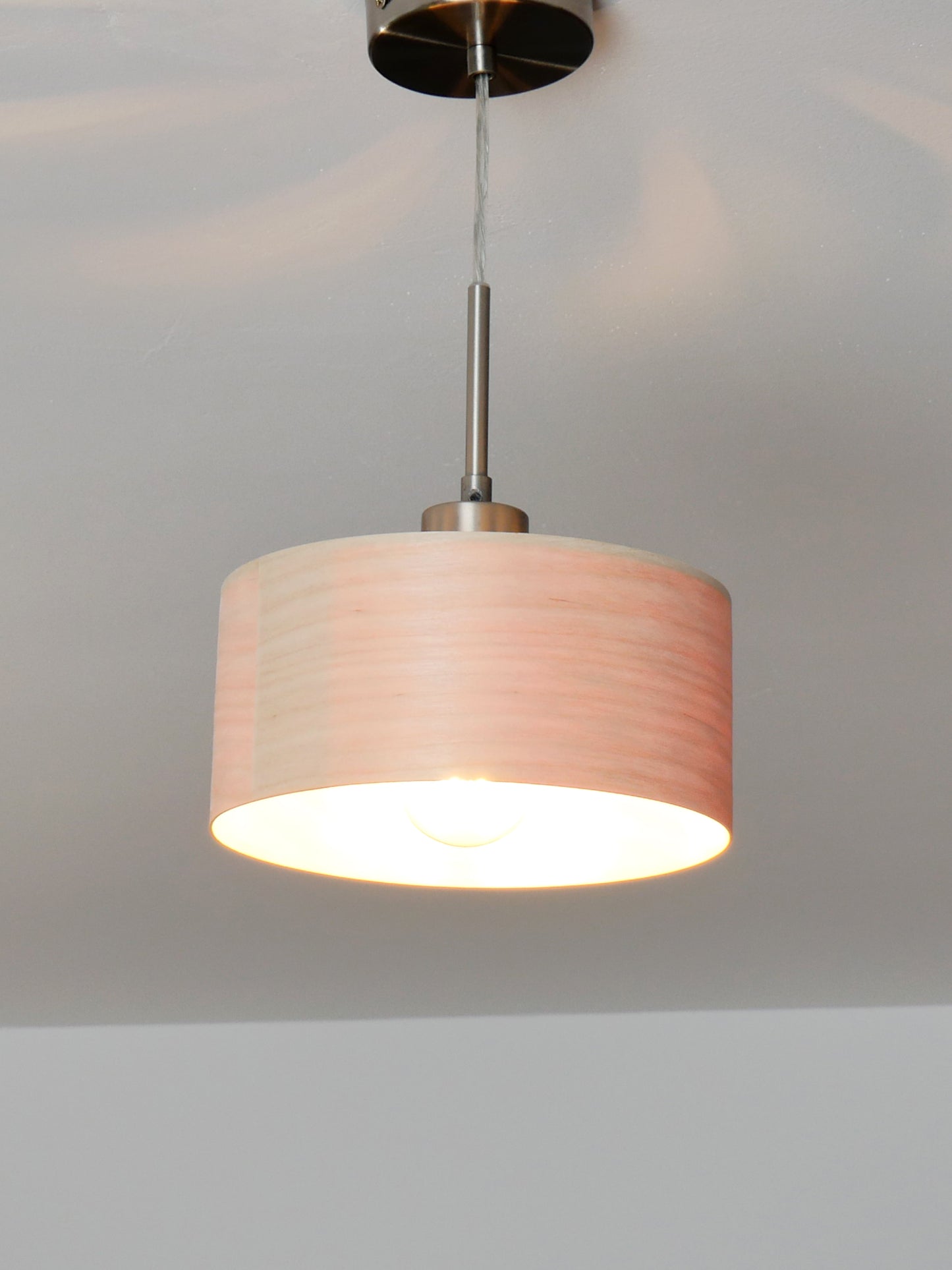L06B, Suspension artisanale en placage de bouleau, 60-70cm