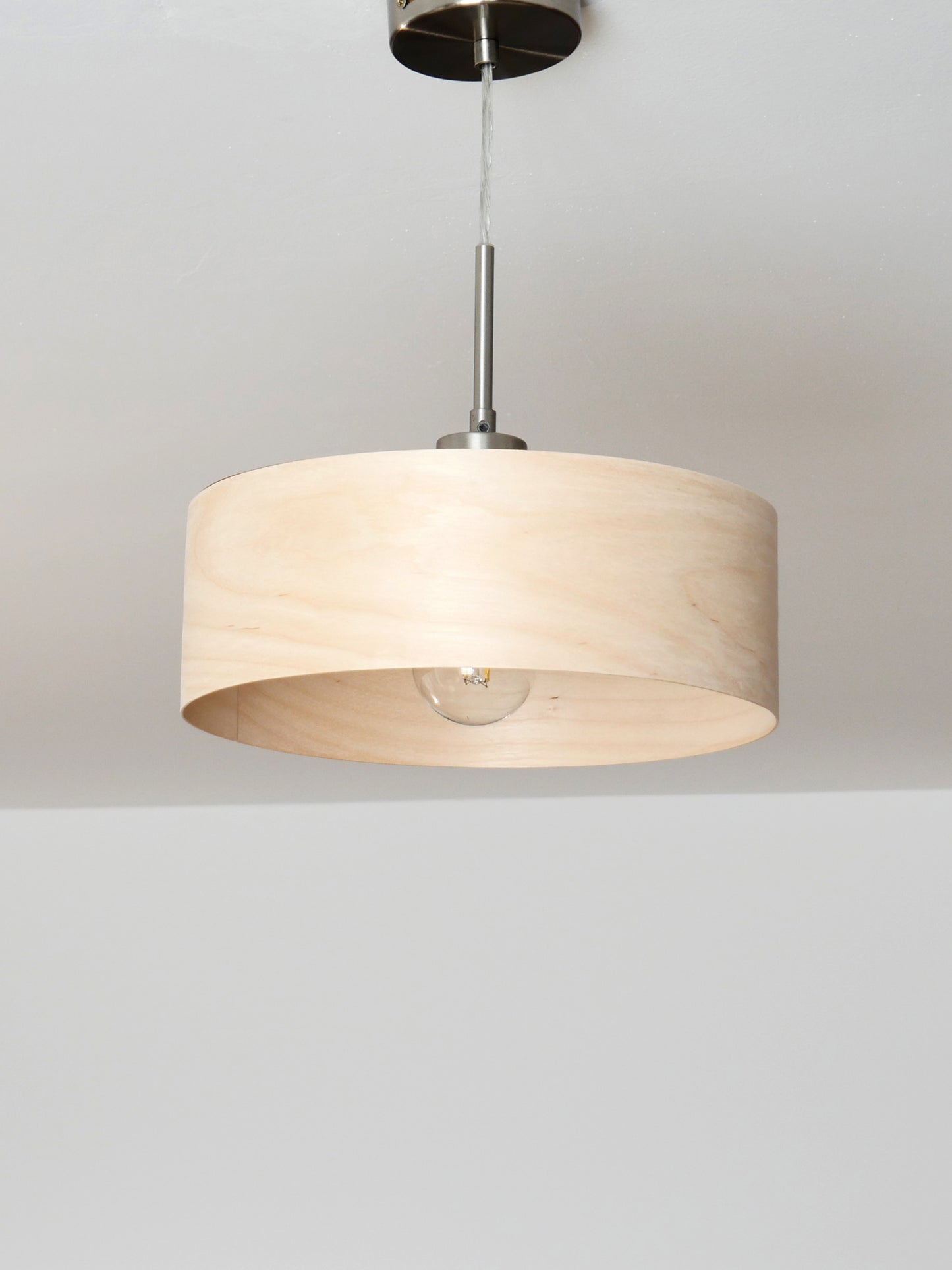 L06B, Suspension artisanale en placage de bouleau, 60-70cm